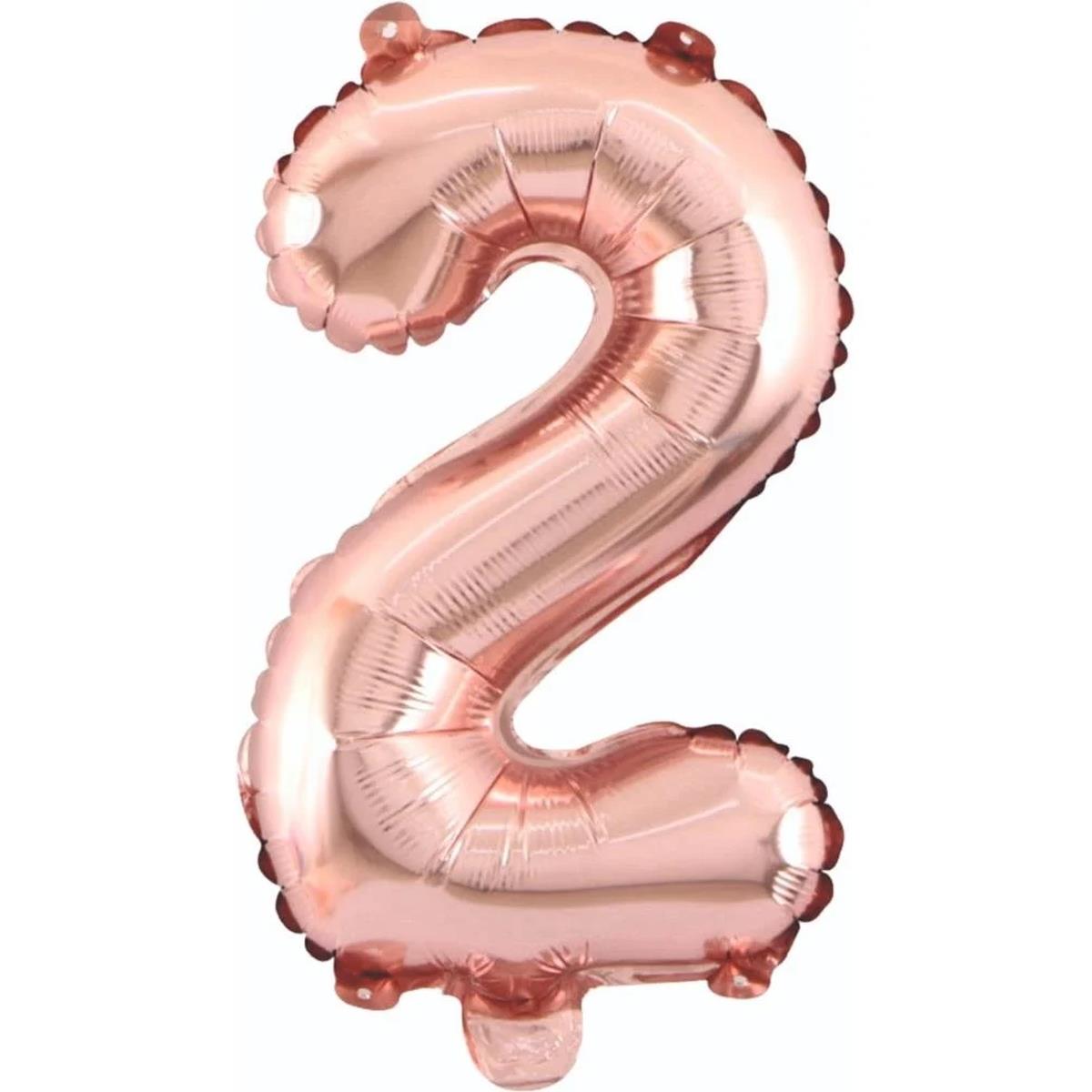 40'' Harf Folyo Balon Gold Rose 100 cm  ( 2 )