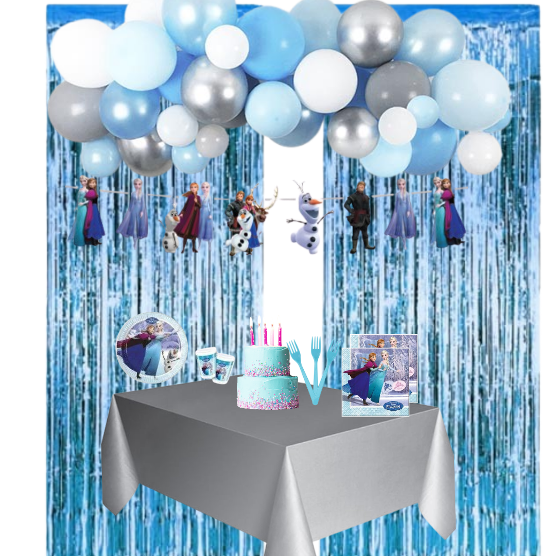 frozen çocuk parti set