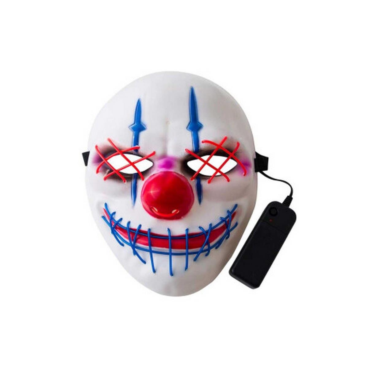 Palyaço Işıklı Halloween Cadılar Bayramı Parti Maskesi 