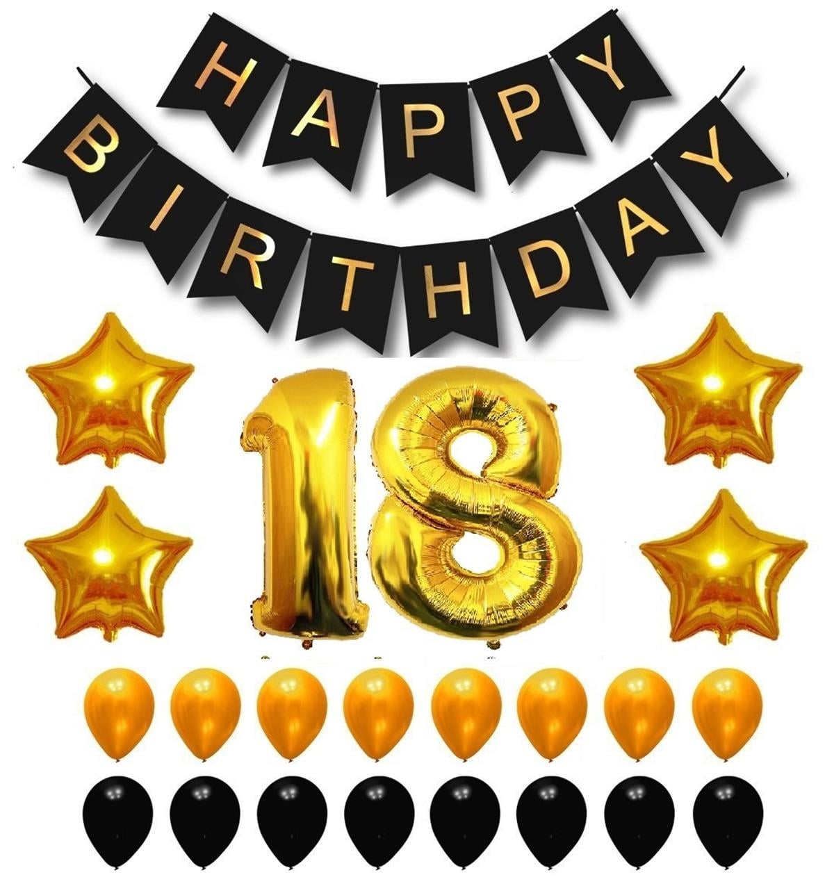 Partykent Happy Birthay 18 Yaş Parti Seti