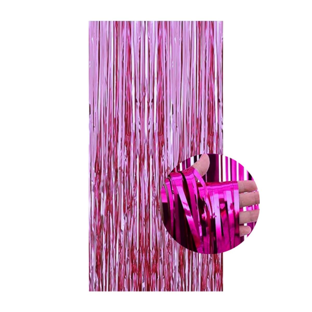 Püsküllü Kapı Perdesi Açık Mor İthal