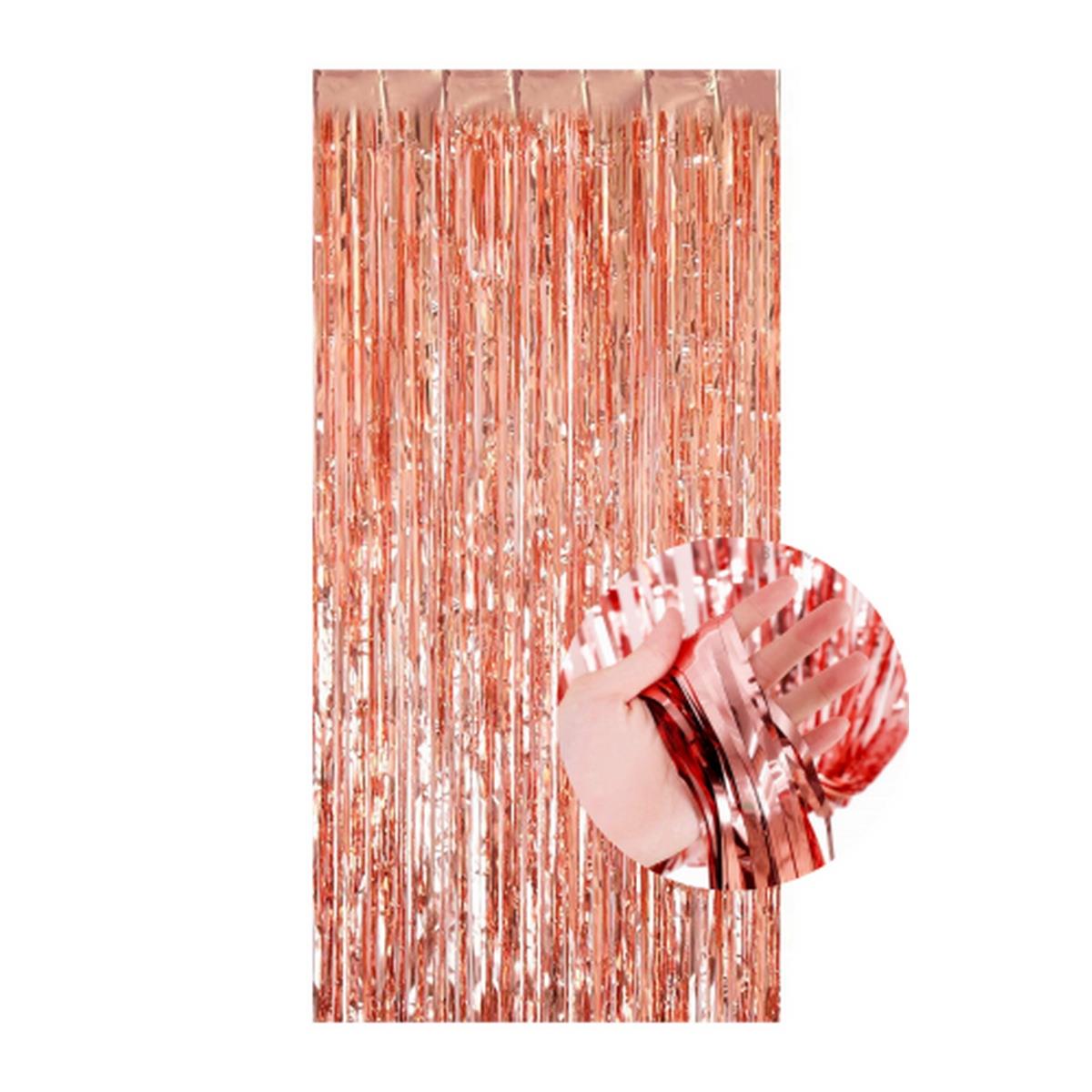 Püsküllü Kapı Perdesi Gold Rose  İthal 