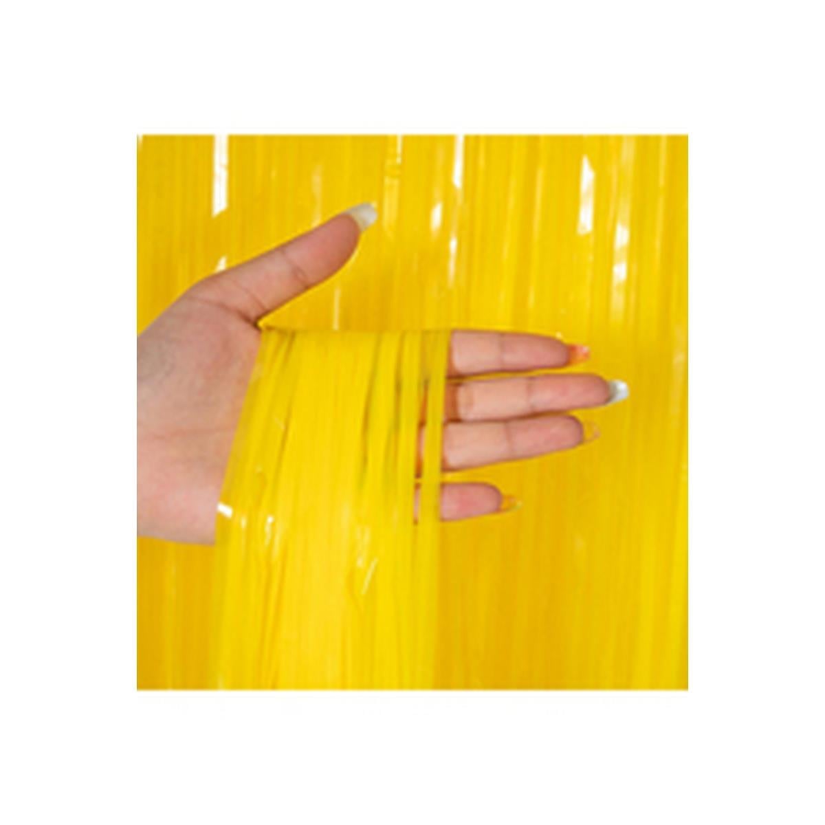 Püsküllü Kapı Perdesi Sarı  İthal 