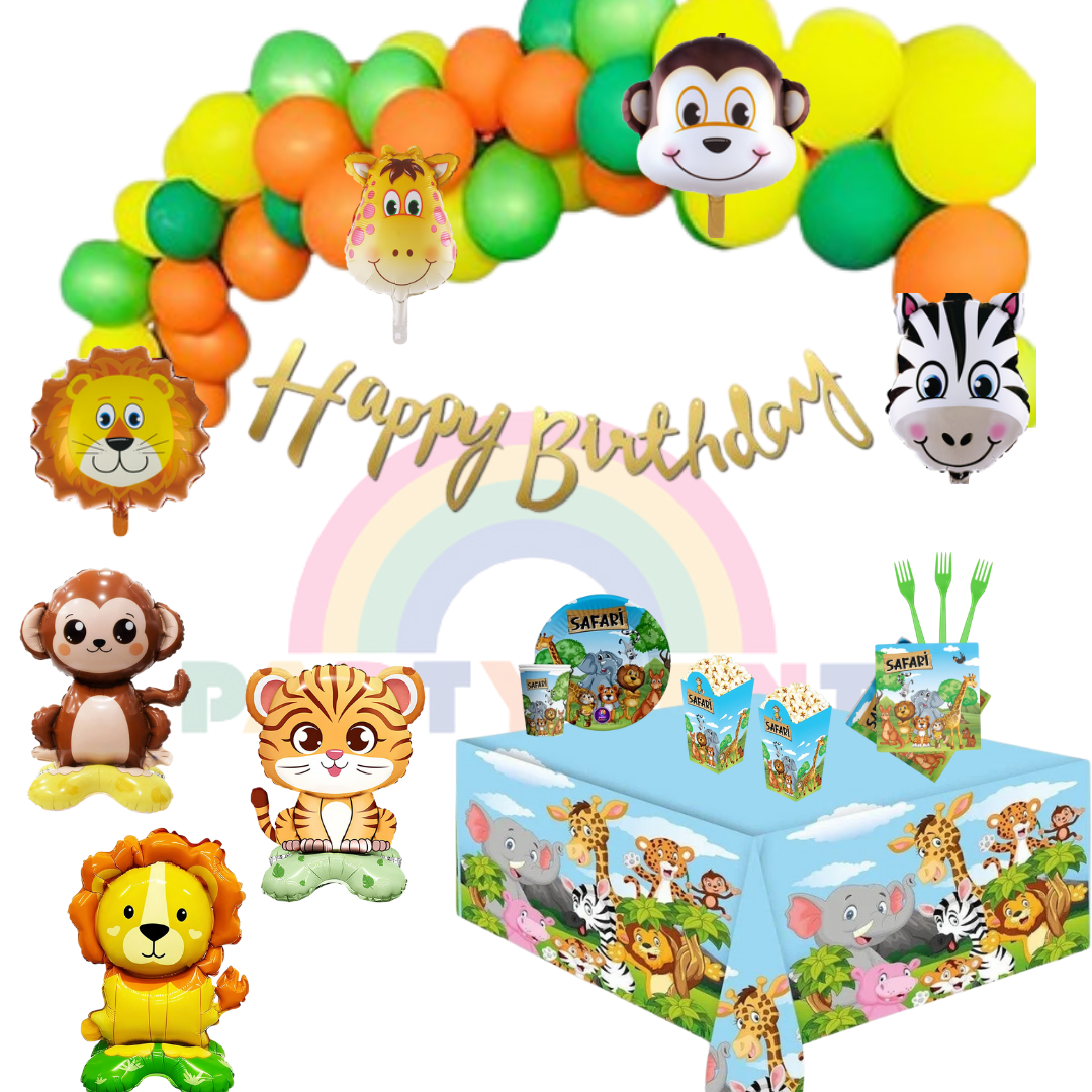 Safari temalı parti set