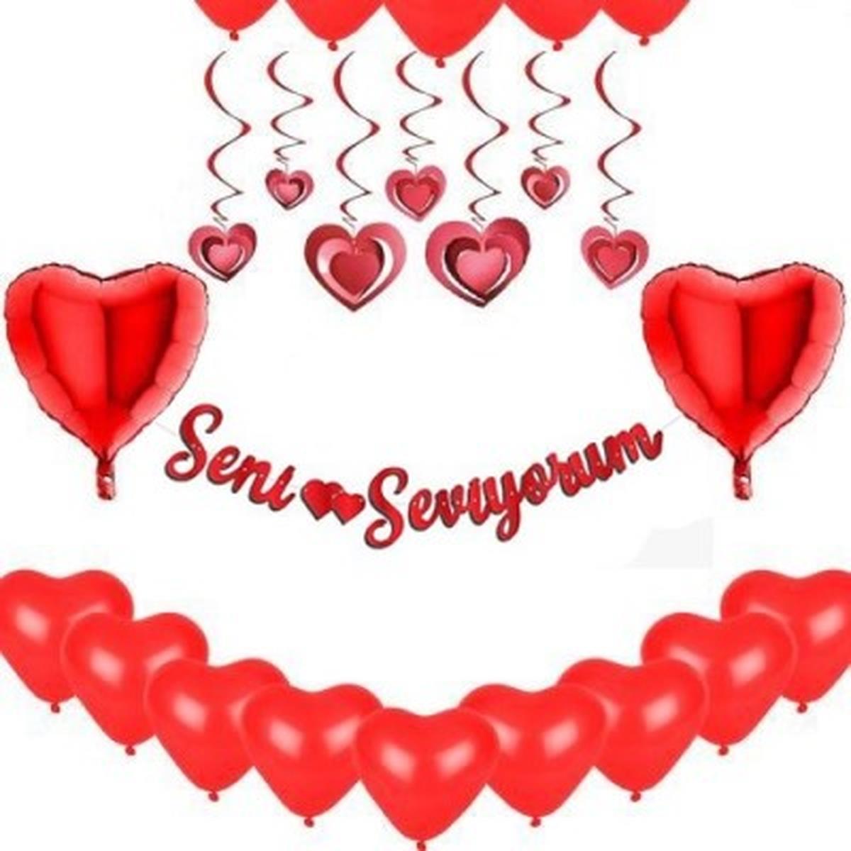 Sevgiler Günü Parti Set