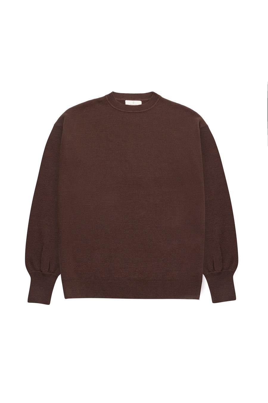 Peraluna ANNETTE PULLOVER Crew Neck Drawstring Sleeve Women's Knitwear Sweater - Picture 6 of 55