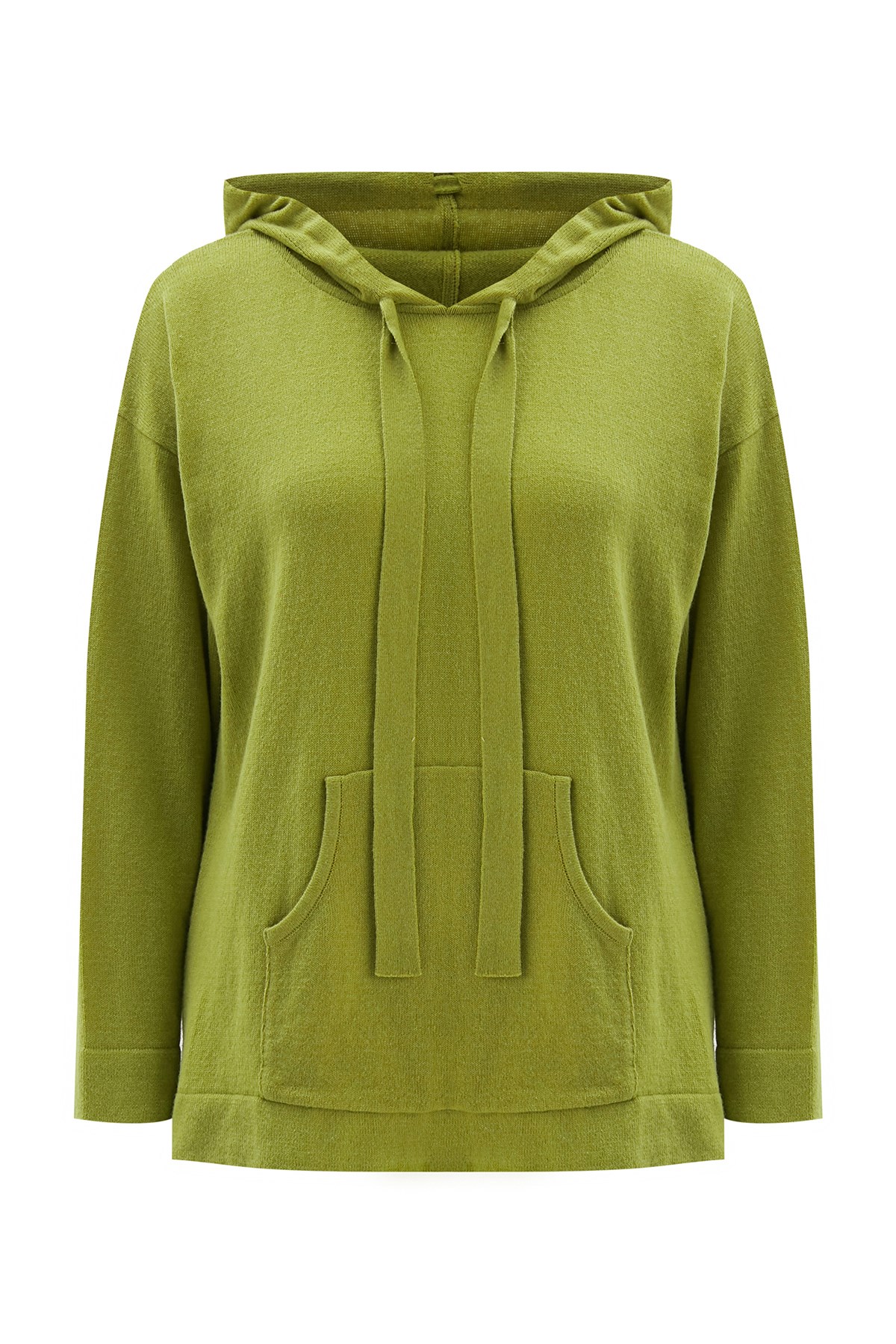 Peraluna Cashmere Blend Hooded Loose Cut Women's Knitwear Sweater - Bild 26 von 66