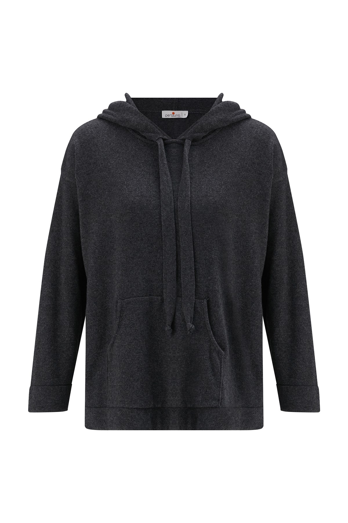 Peraluna Cashmere Blend Hooded Loose Cut Women's Knitwear Sweater - Bild 2 von 66