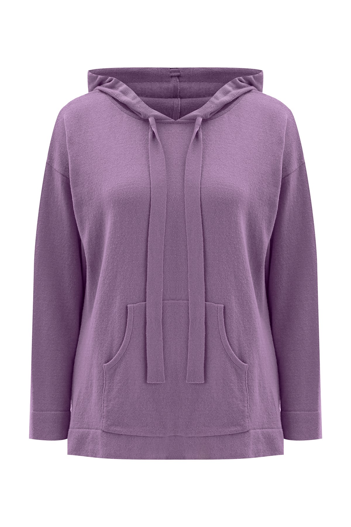 Peraluna Cashmere Blend Hooded Loose Cut Women's Knitwear Sweater - Bild 14 von 66