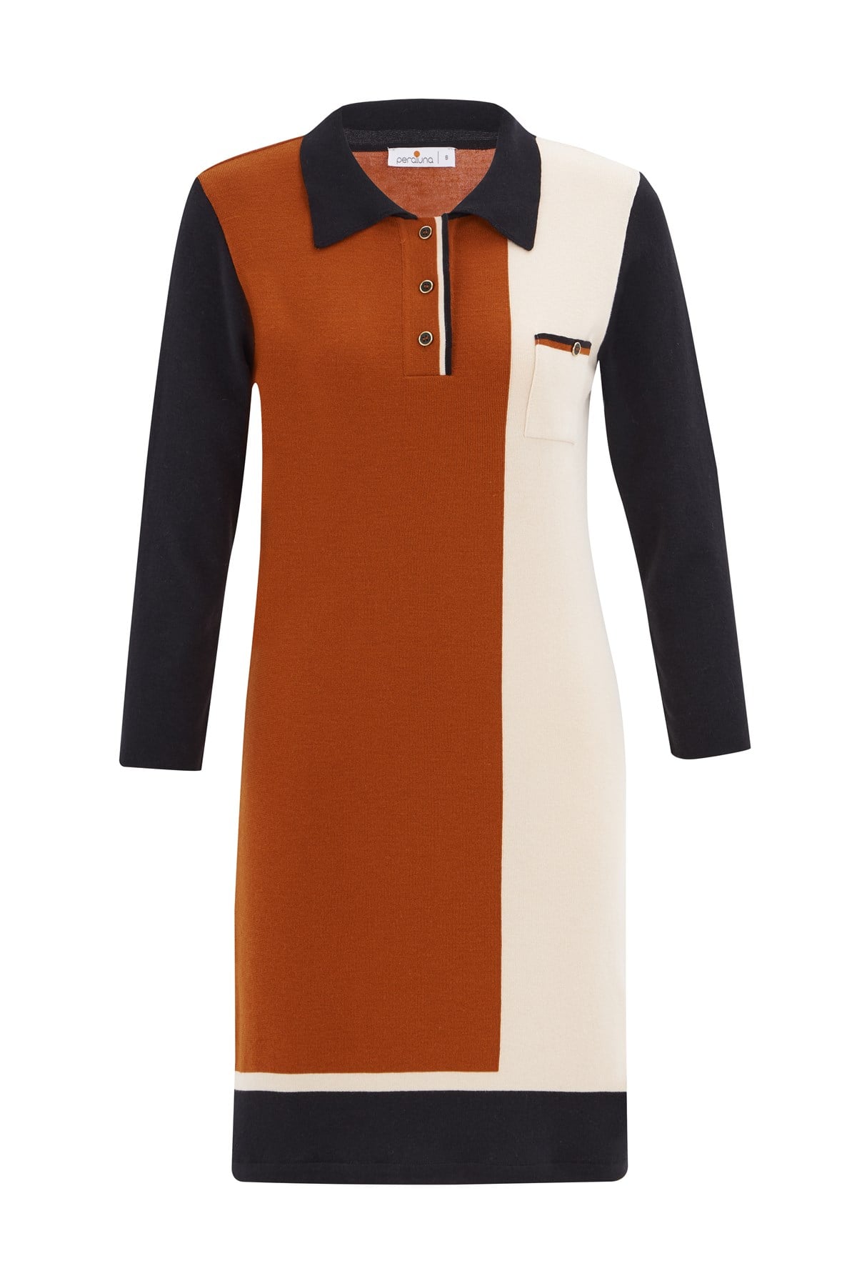 knit dresses with pockets Karen Kane Quinn V Neck Pocket Dress, M, Black main image 0