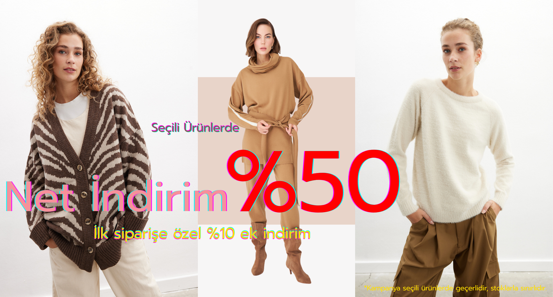 %50 Büyük Sezon Sonu İndirimi