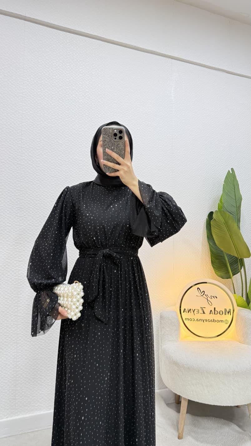 Asya Elbise Siyah 