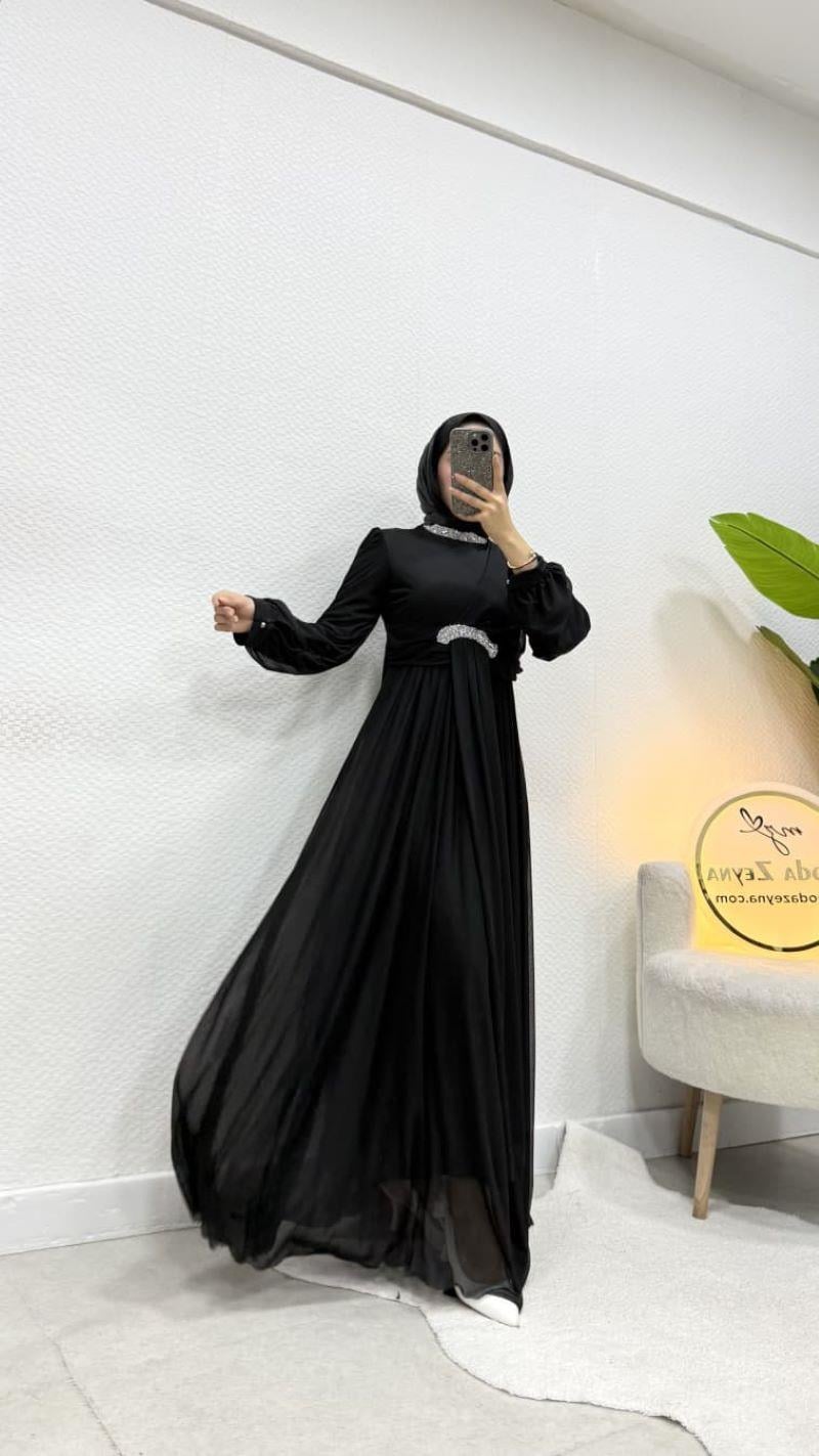 Belina Abiye Siyah 