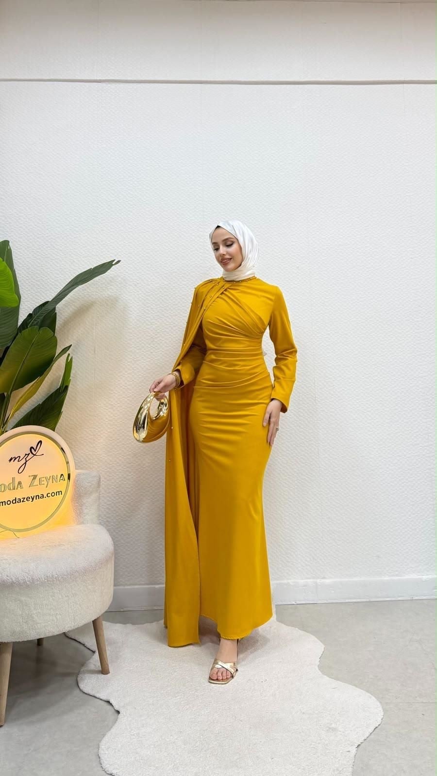 Dila Elbise Sarı 