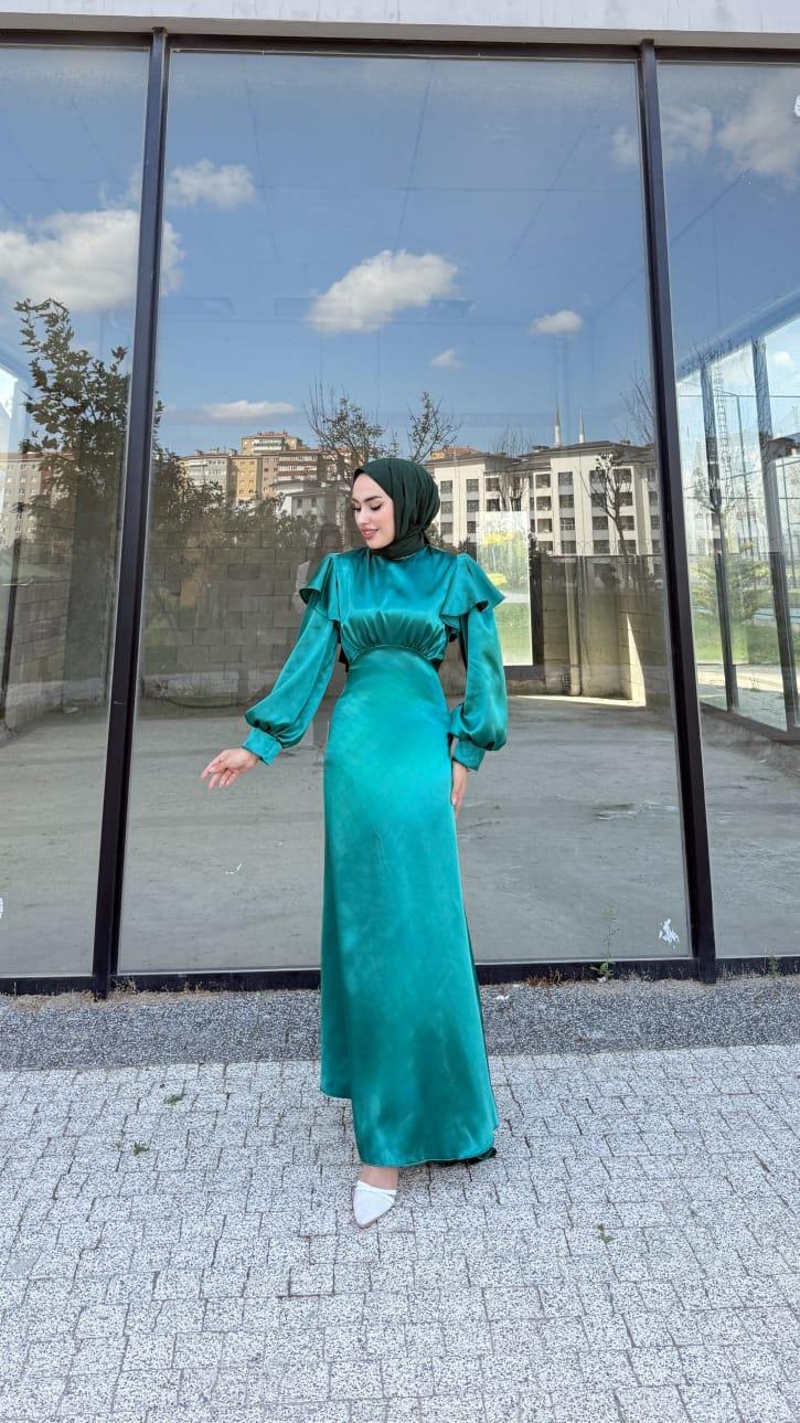 Eliza Abiye Zümrüt Yeşili