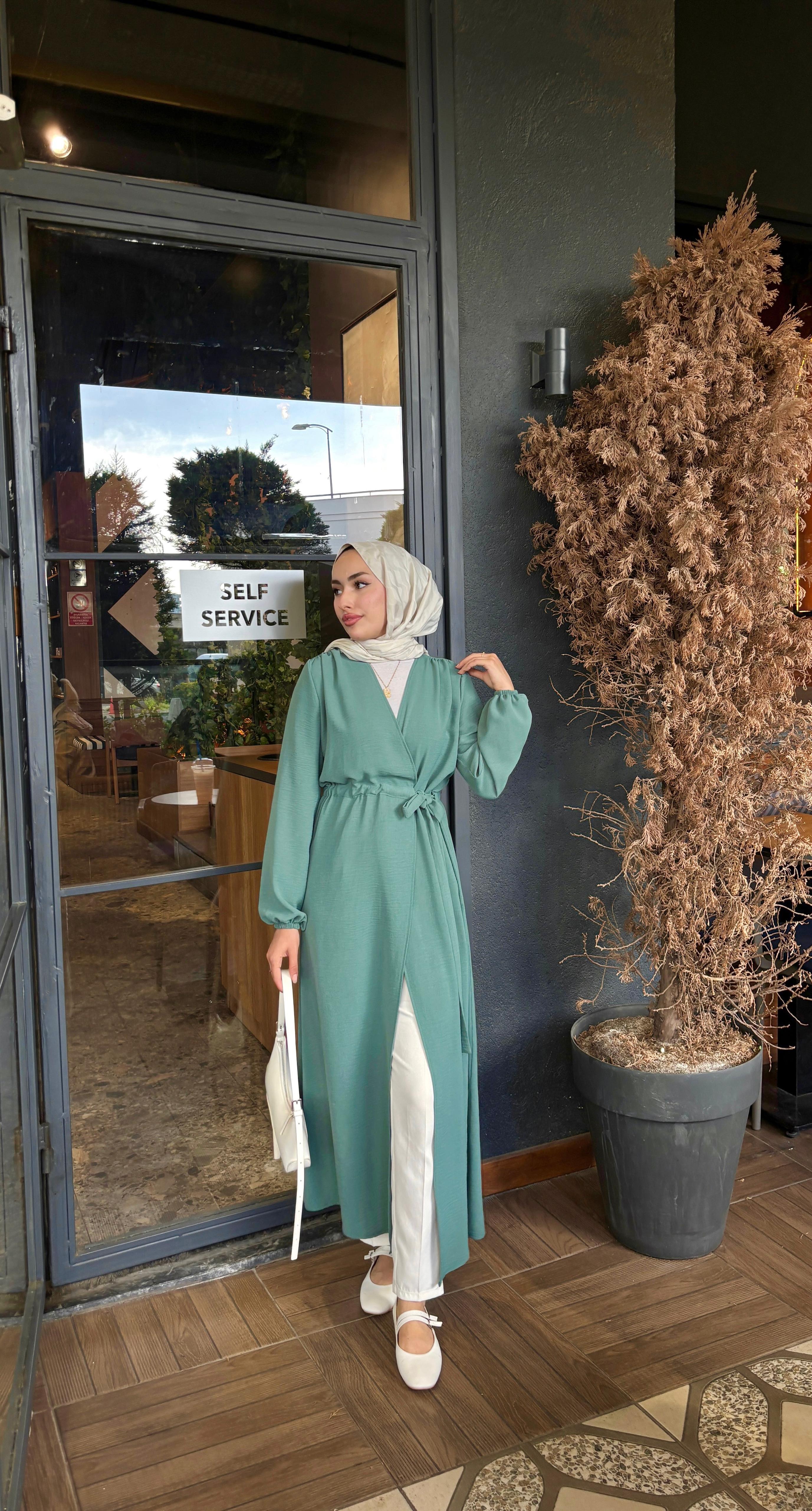 Giy Çık Aerobin Kap Mint Yeşili