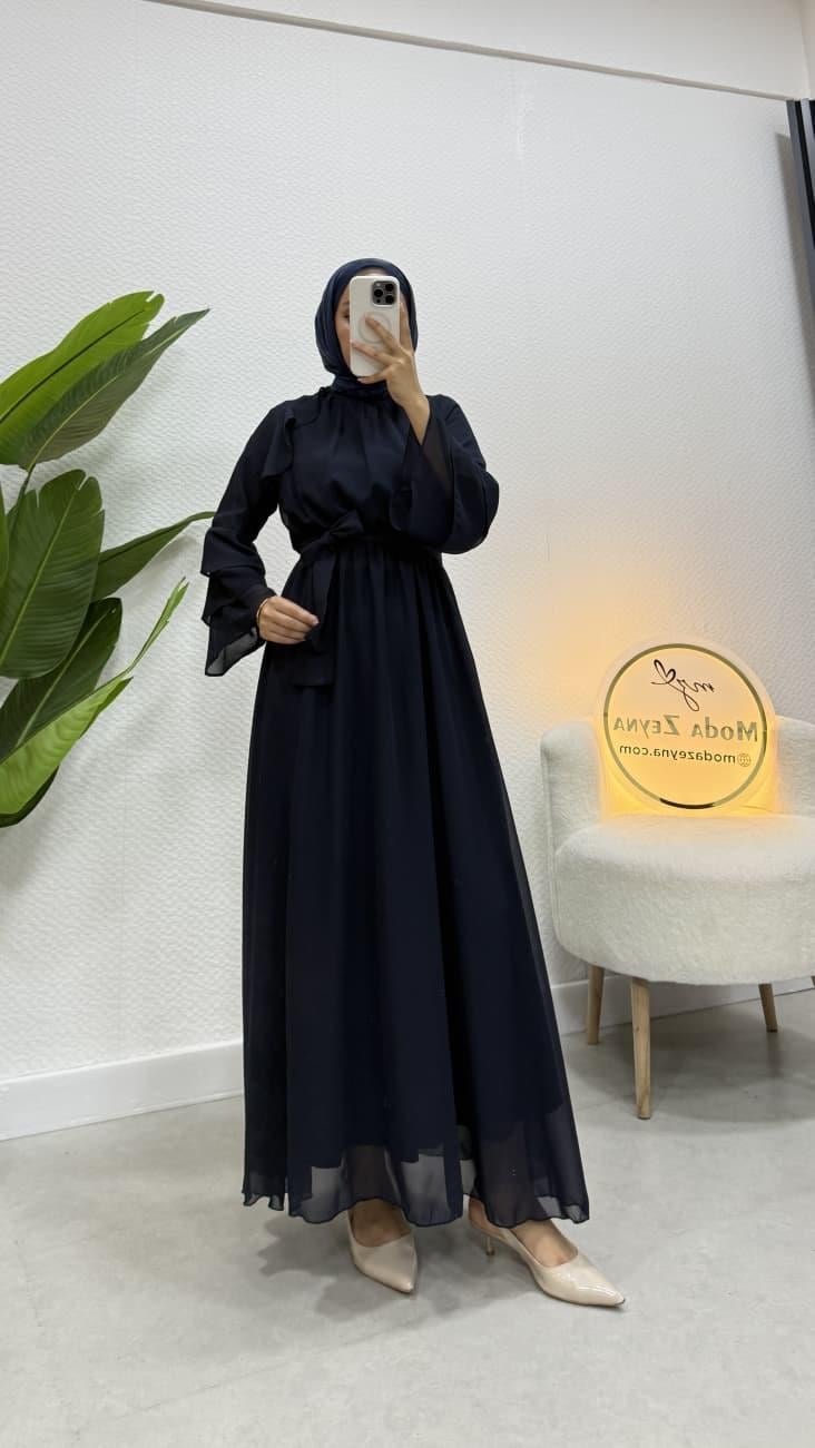 Alis Elbise Lacivert 