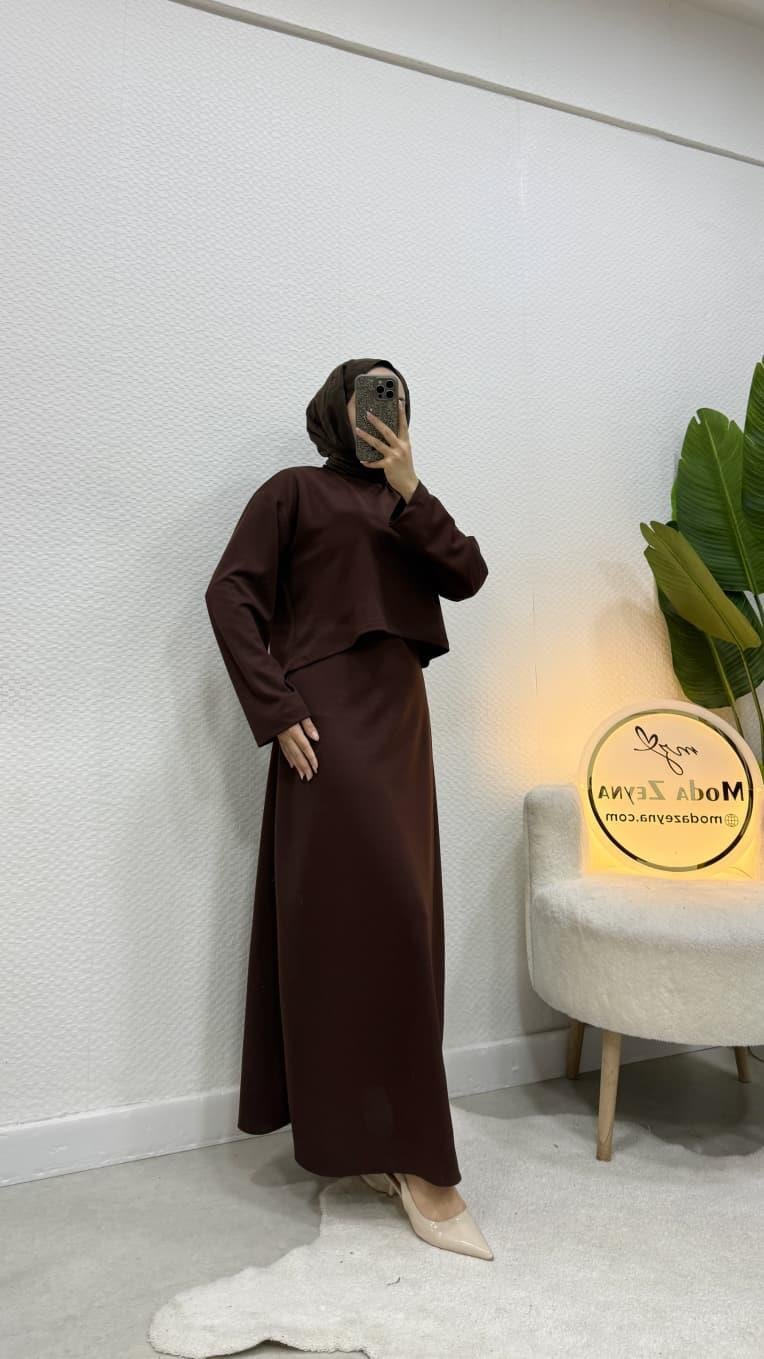 Helin Takım Kahverengi