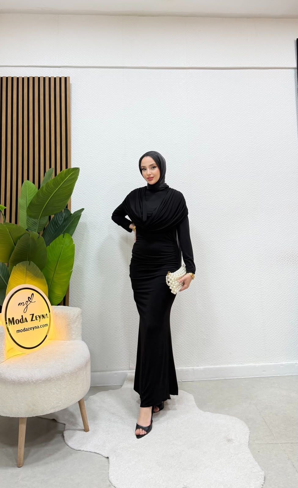 Leyla Elbise Siyah