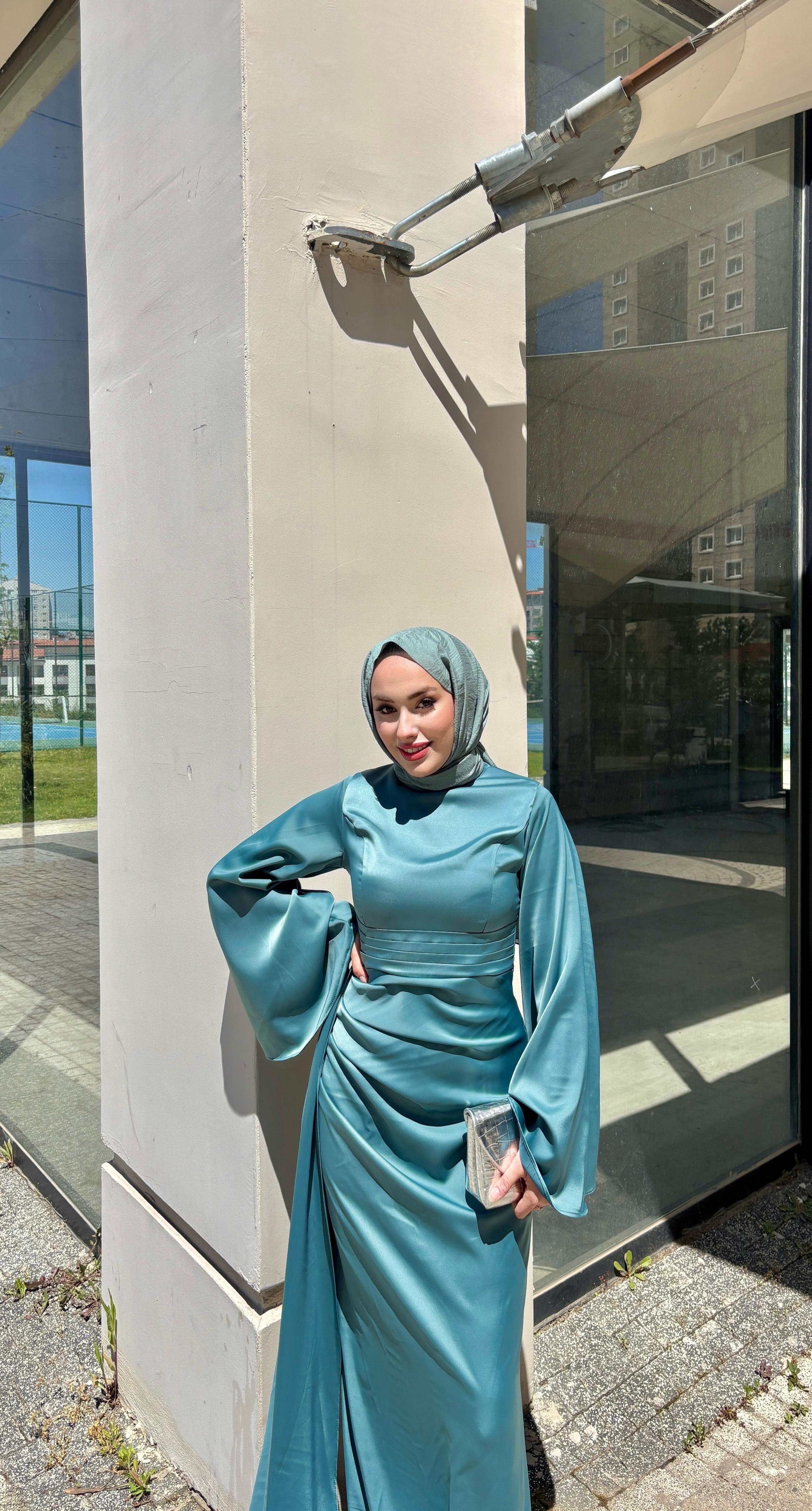 Zeyna Abiye Mint Yeşili