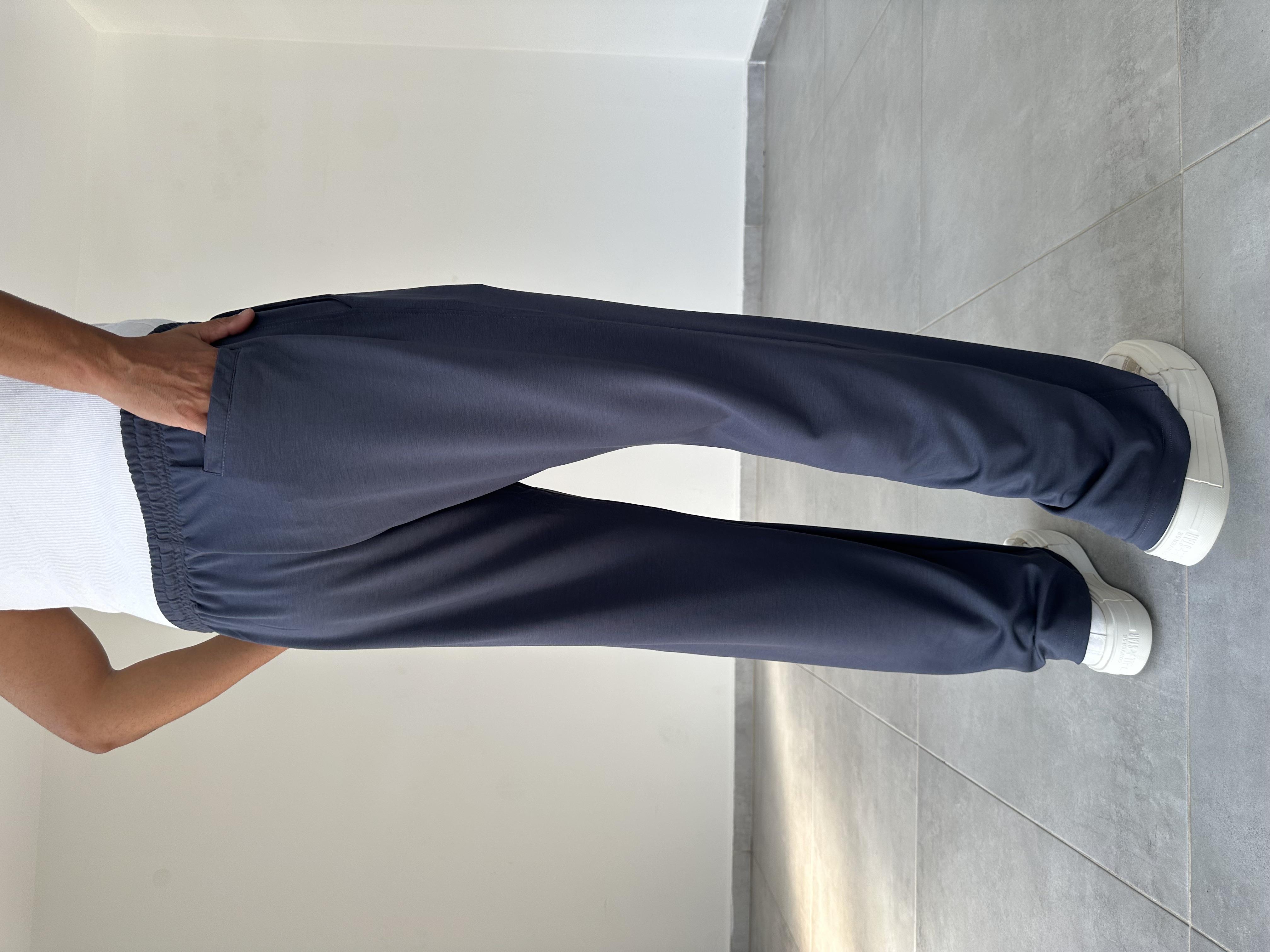 Antrasit Renk Oys Kumaş Baggy Kesim Pantolon