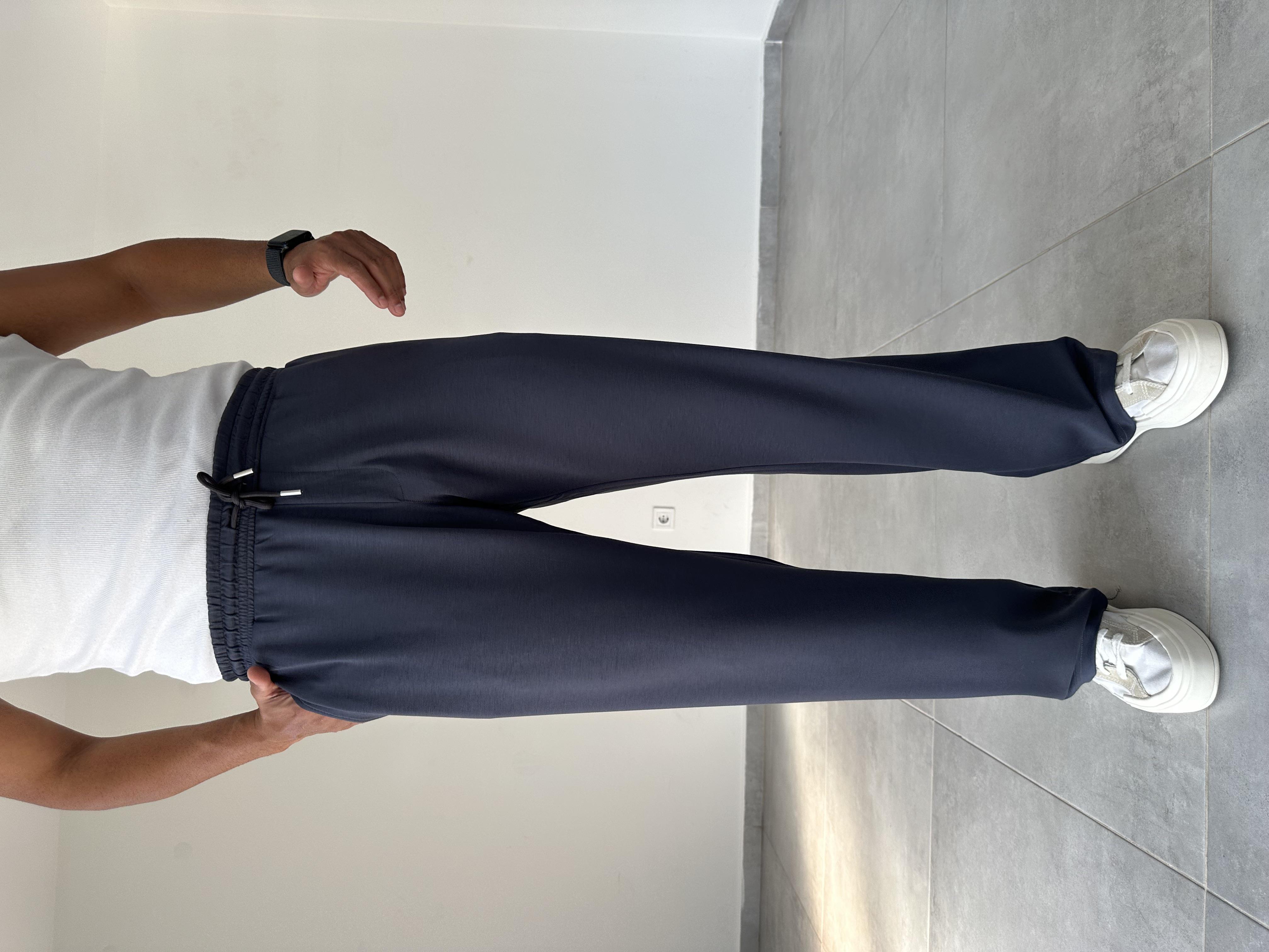 Antrasit Renk Oys Kumaş Baggy Kesim Pantolon