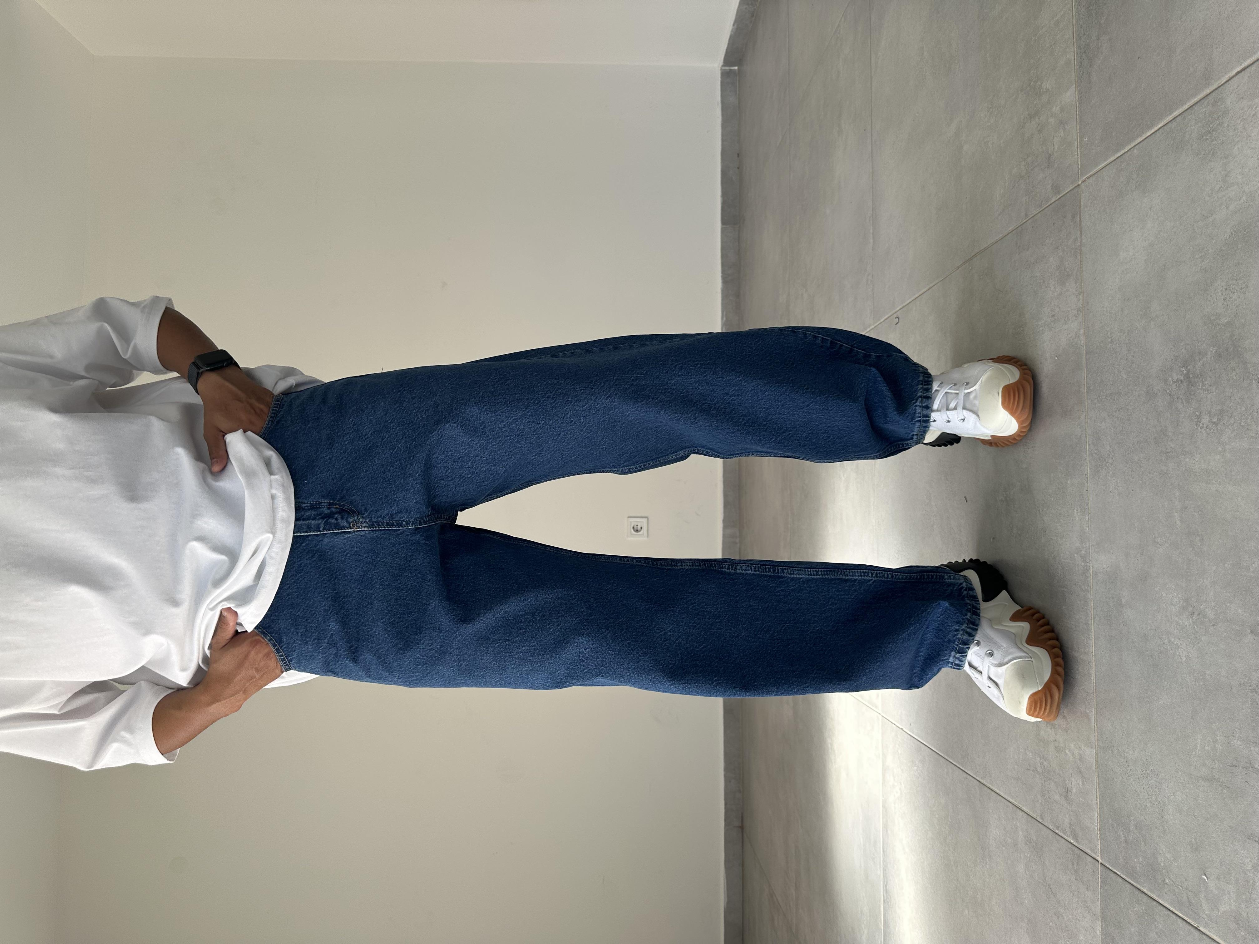 Retro Model Süper Baggy Kot Pantolon