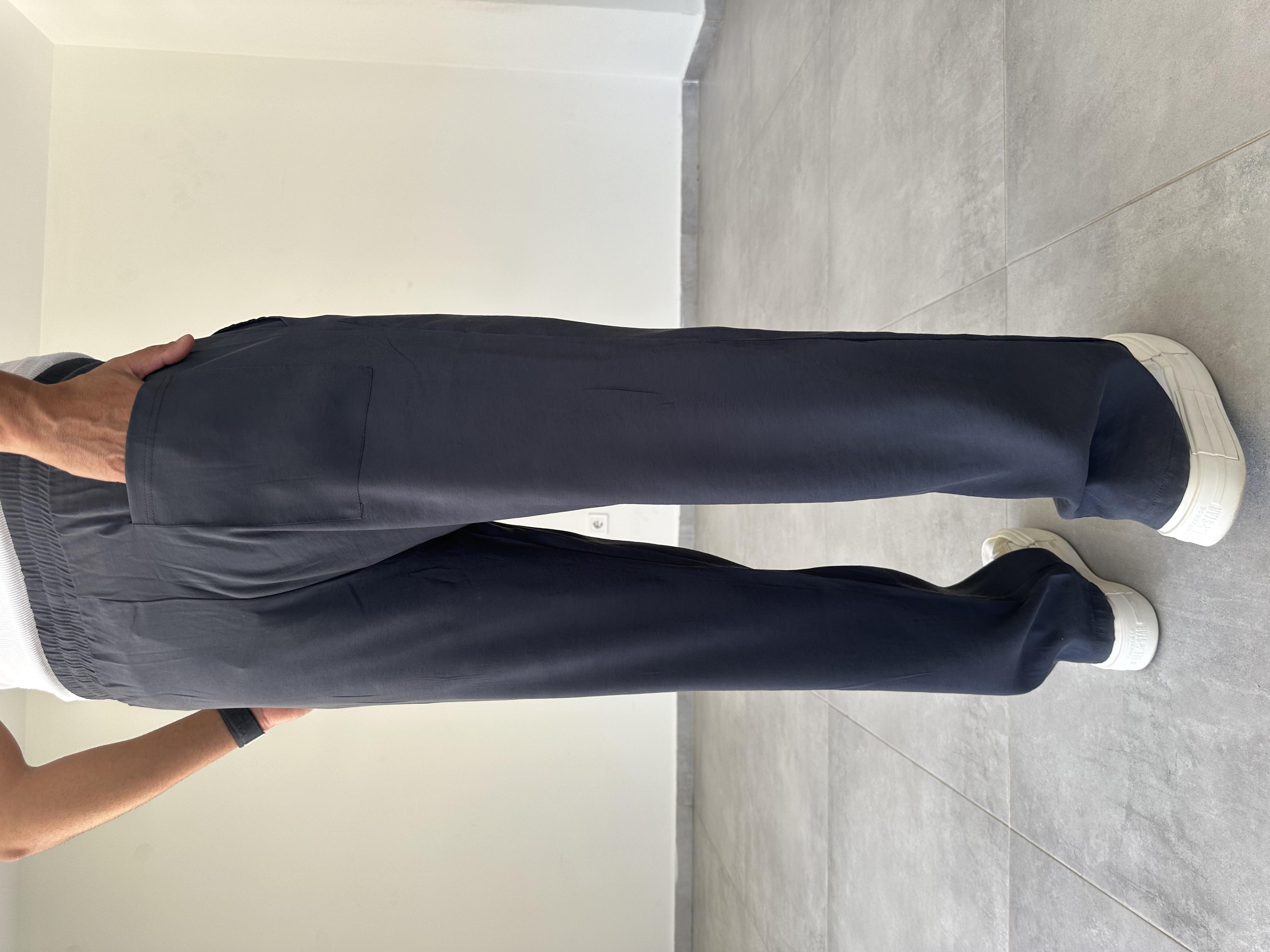 Antrasit Renk Modal Kumaş Baggy Pantolon