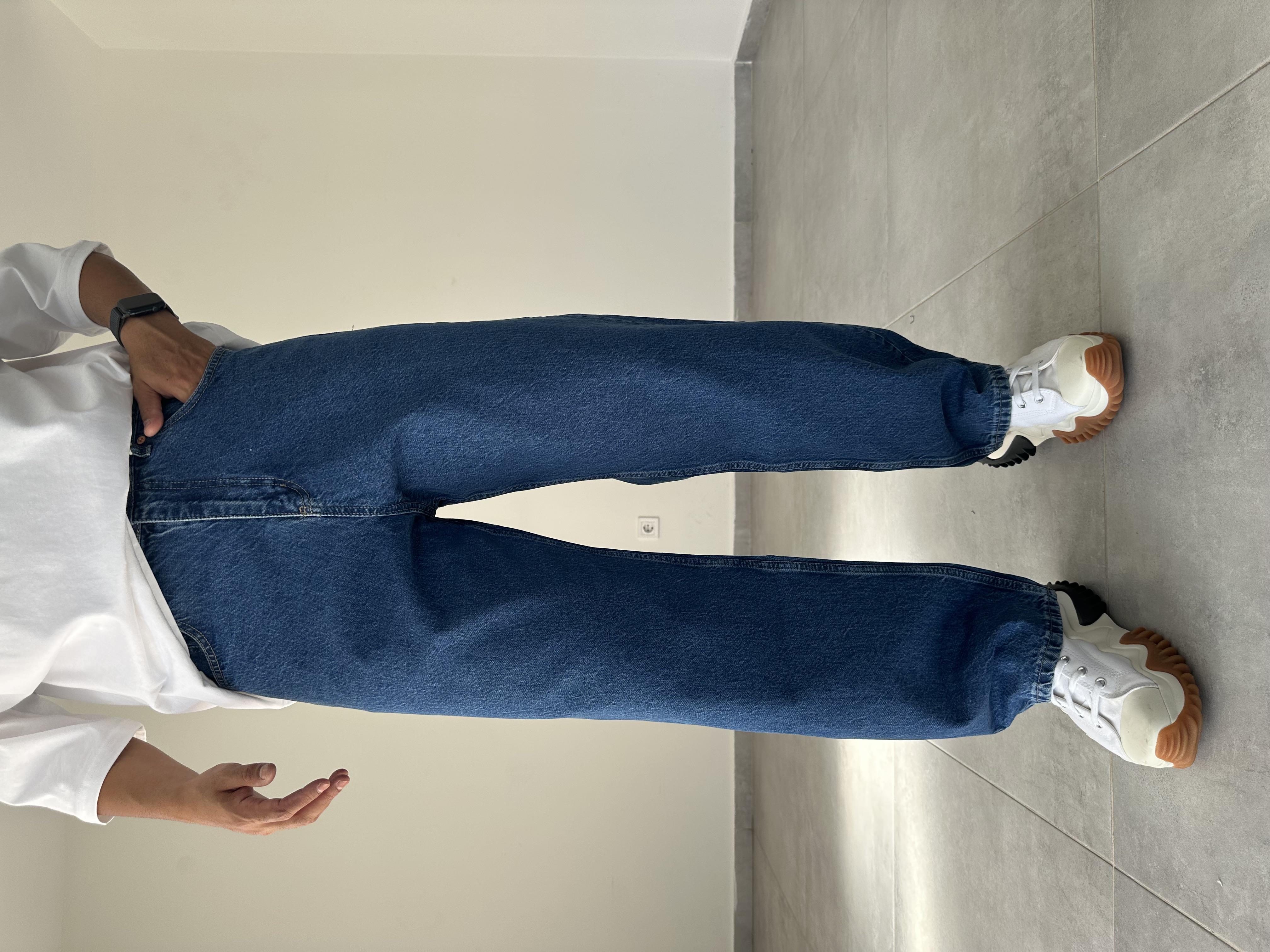 Retro Model Süper Baggy Kot Pantolon