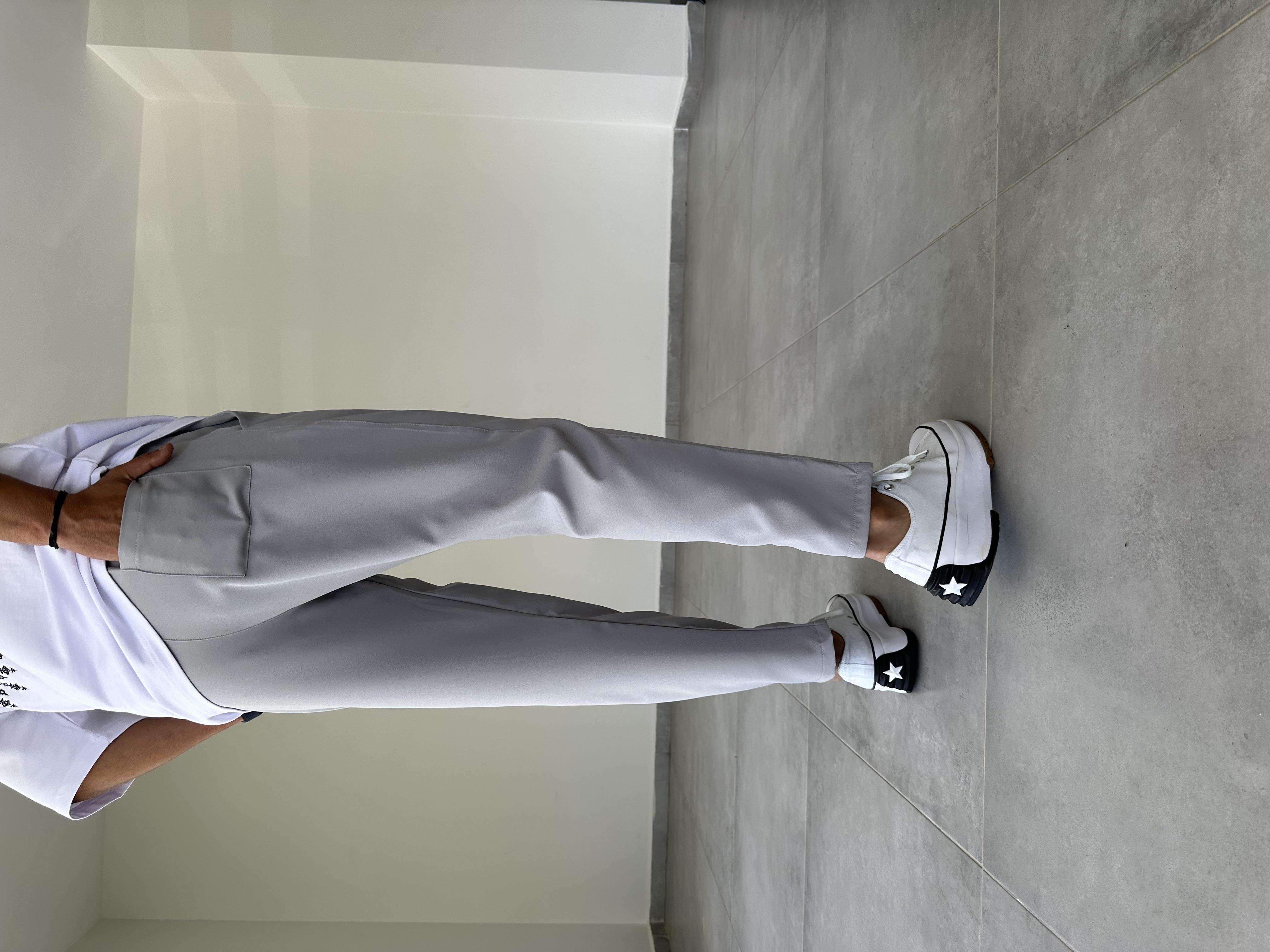 Gri Renk  Basic Jogger Pantolon