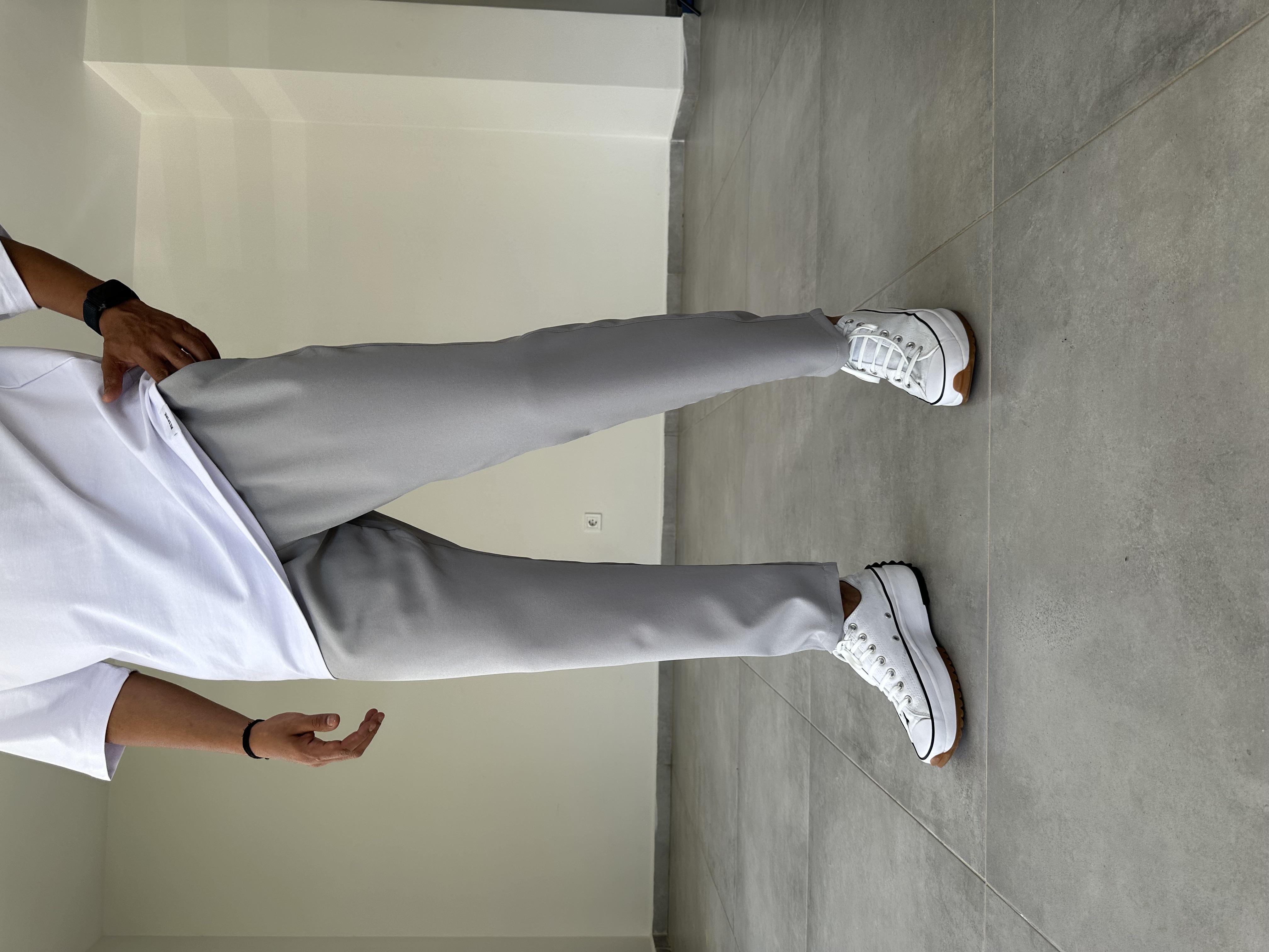 Gri Renk  Basic Jogger Pantolon