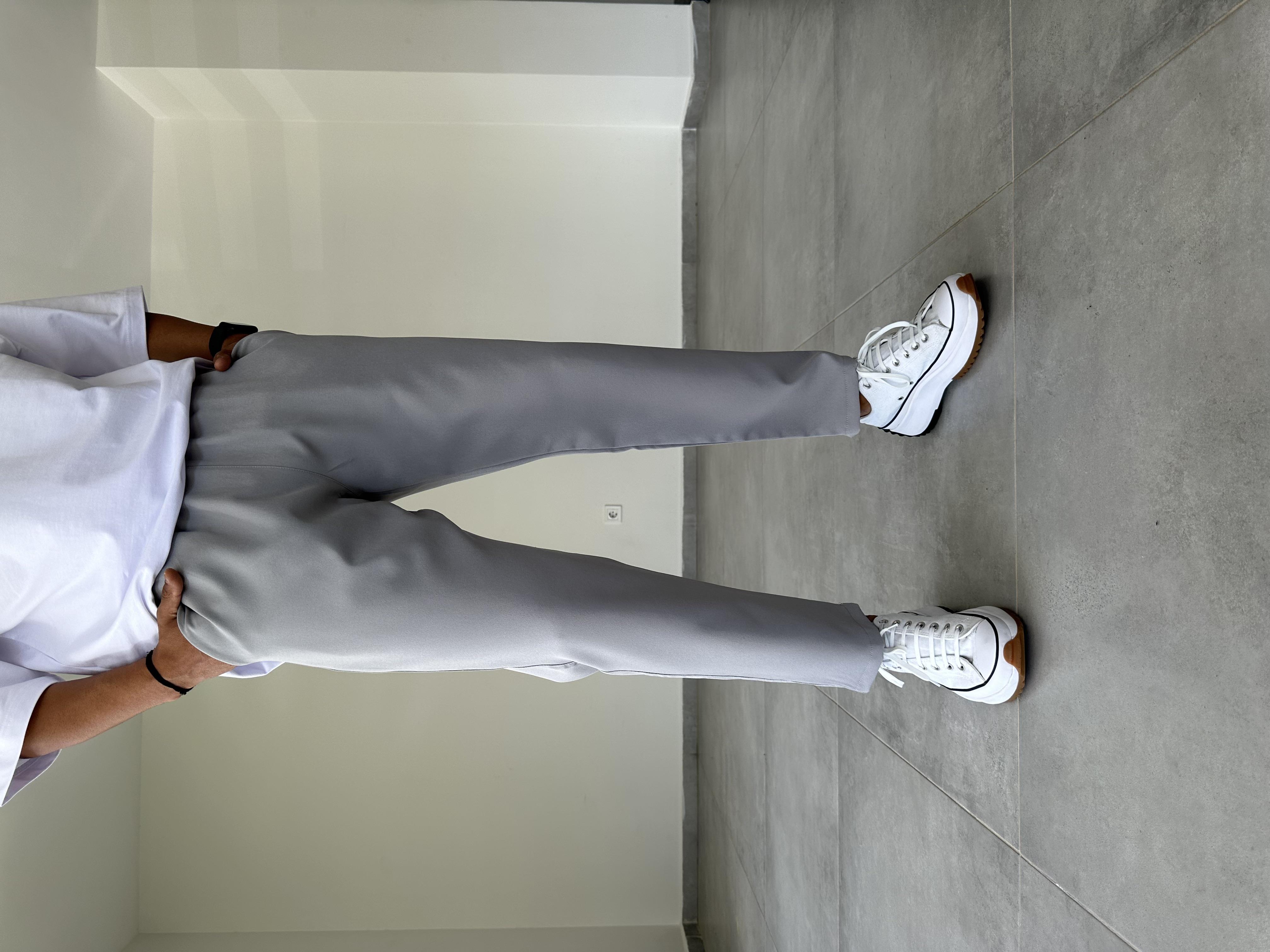 Gri Renk  Basic Jogger Pantolon