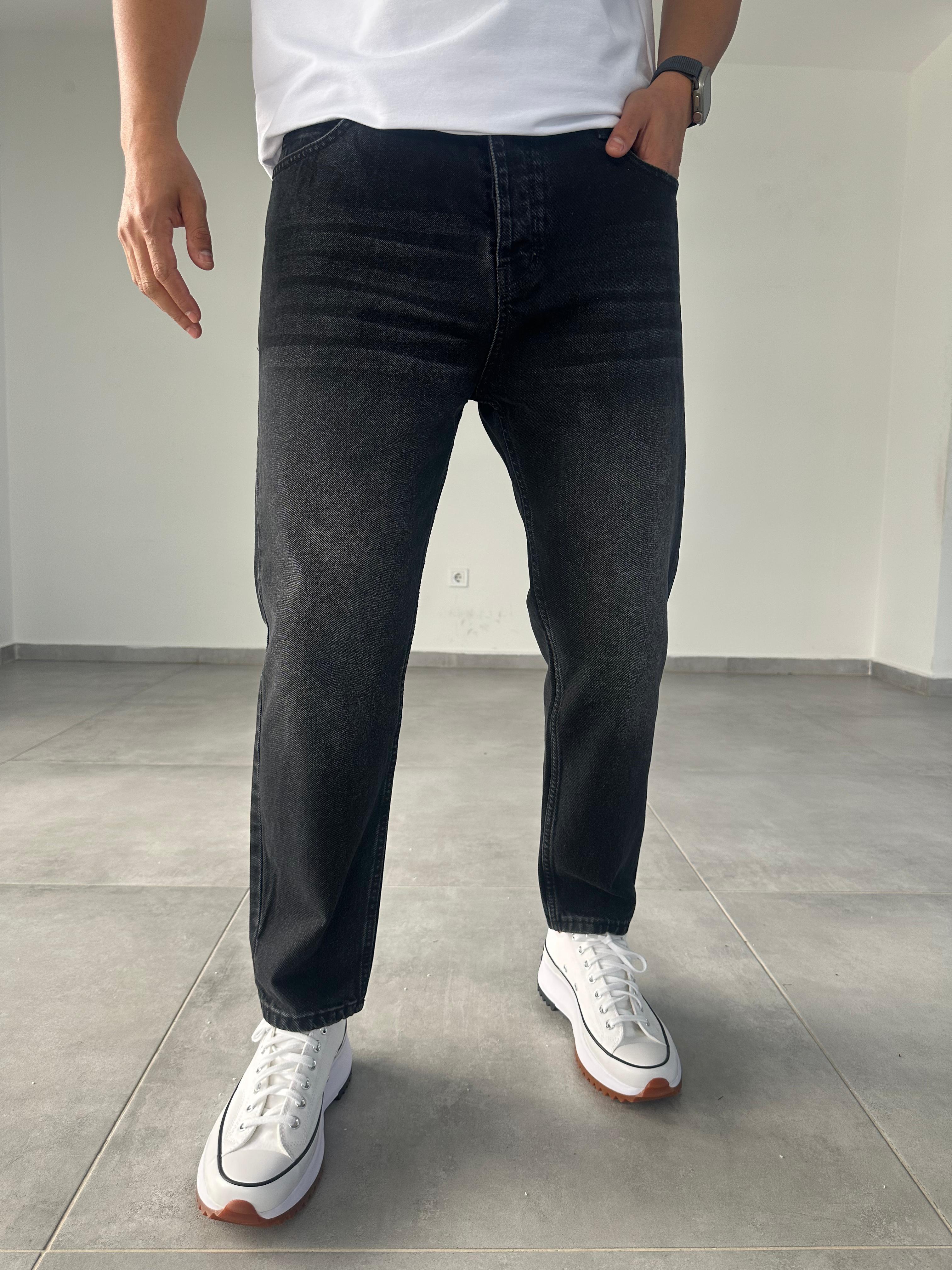 Taşlamalı Efektli Boyfriend Jean