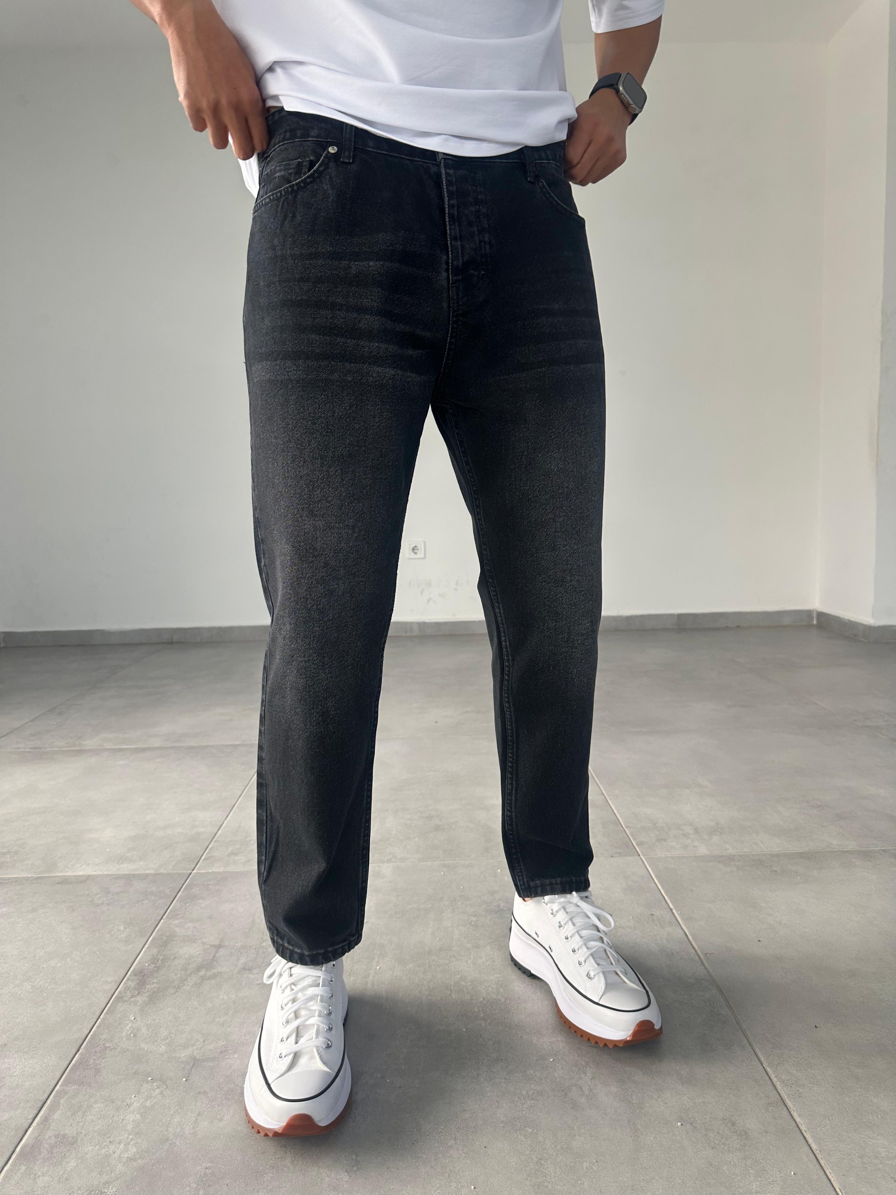 Taşlamalı Efektli Boyfriend Jean