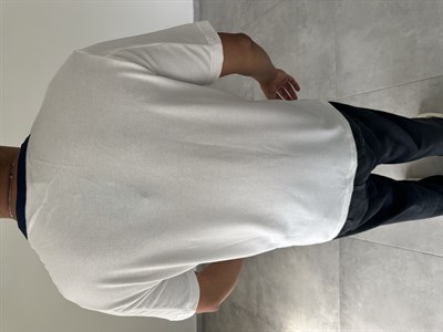 90s Nakış Detaylı Beyaz Renk Retro T-Shirt