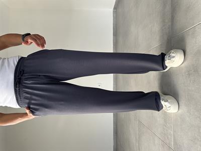 Antrasit Renk Modal Kumaş Basic Baggy Pantolon