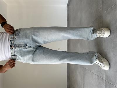 Kar Yıkama Detaylı Baggy Kesim Kot Pantolon