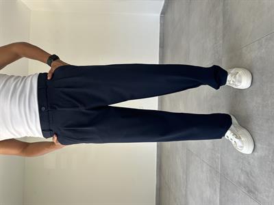 Lacivert Renk Basic Baggy Kumaş Pantolon