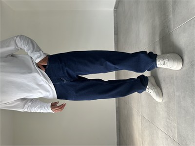Vintage Model Basic Baggy Kot Pantolon