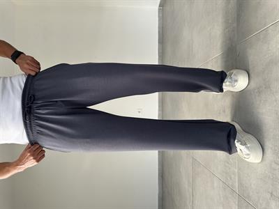 Antrasit Renk Modal Kumaş Basic Baggy Pantolon