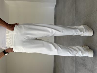 Beyaz Renk Basic Baggy Kumaş Pantolon