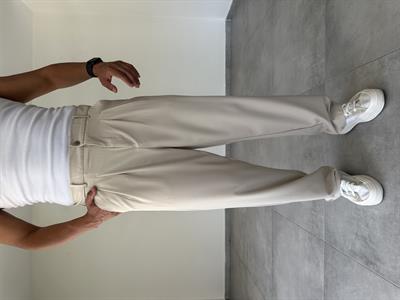 Bej Renk Basic Baggy Kumaş Pantolon