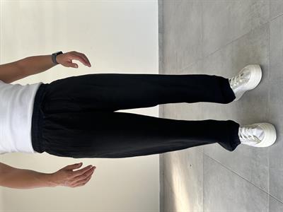 Comfort Fit Siyah Renk Baggy Pantolon