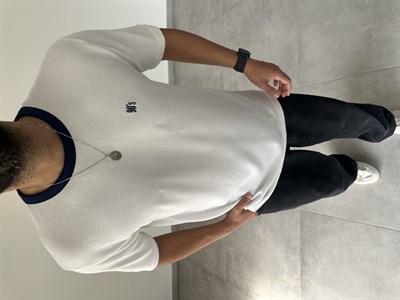 90s Nakış Detaylı Beyaz Renk Retro T-Shirt