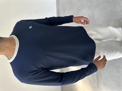 90s Nakış Detaylı Lacivert Renk Retro Sweatshirt