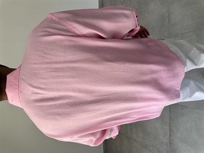 Pembe Renk Modal Kumaş Oversize Kesim Basic Gömlek