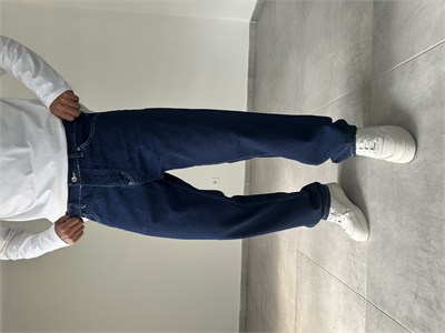 Vintage Model Basic Baggy Kot Pantolon