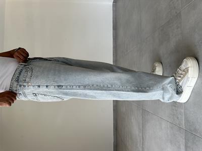 Kar Yıkama Detaylı Baggy Kesim Kot Pantolon