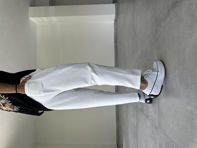Beyaz Renk Basic Jogger Pantolon
