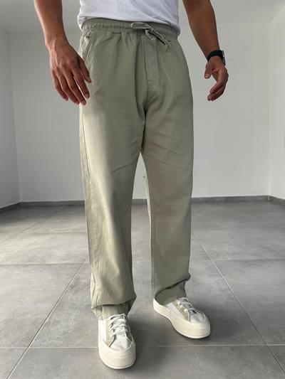 Comfort Fit Haki Yeşil Baggy Pantolon